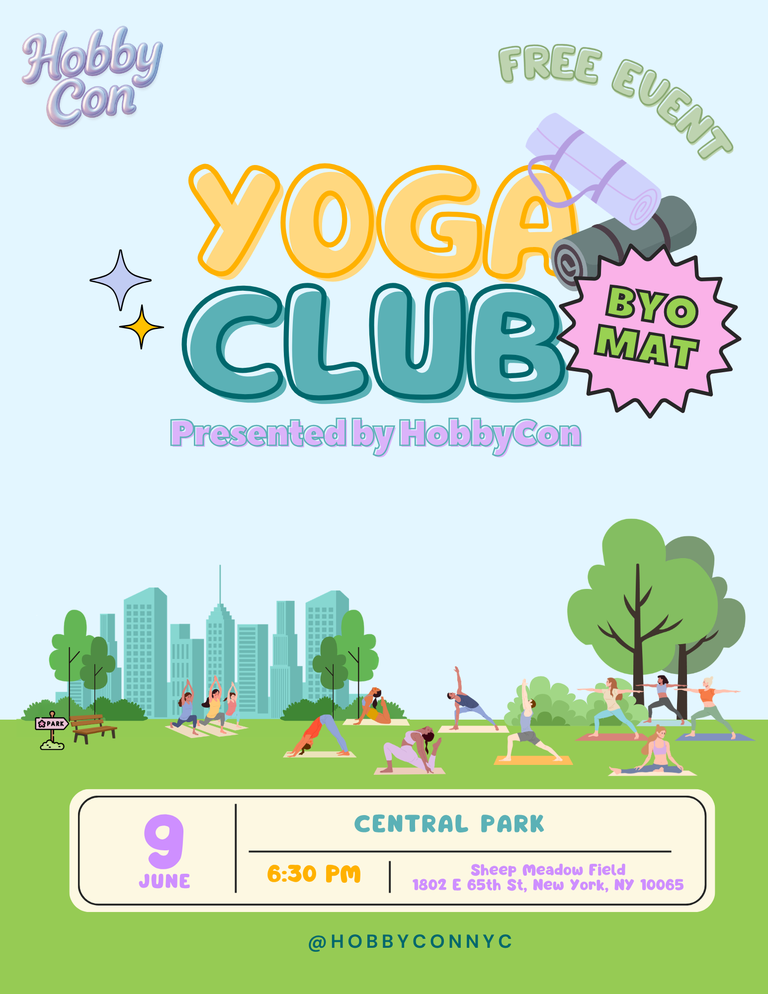 Yoga Club Flyer